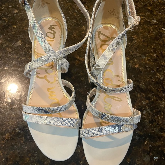 Sam Edelman snake skin strappy heel - Picture 2 of 6